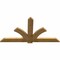 Ekena Millwork Redmond Rough Sawn Timber Gable Bracket, Western Red Cedar, 72"W x 39"H x 2"D x 6"F, 13/12 Pitch GBW072X39X0206RED00RWR - alternate 2